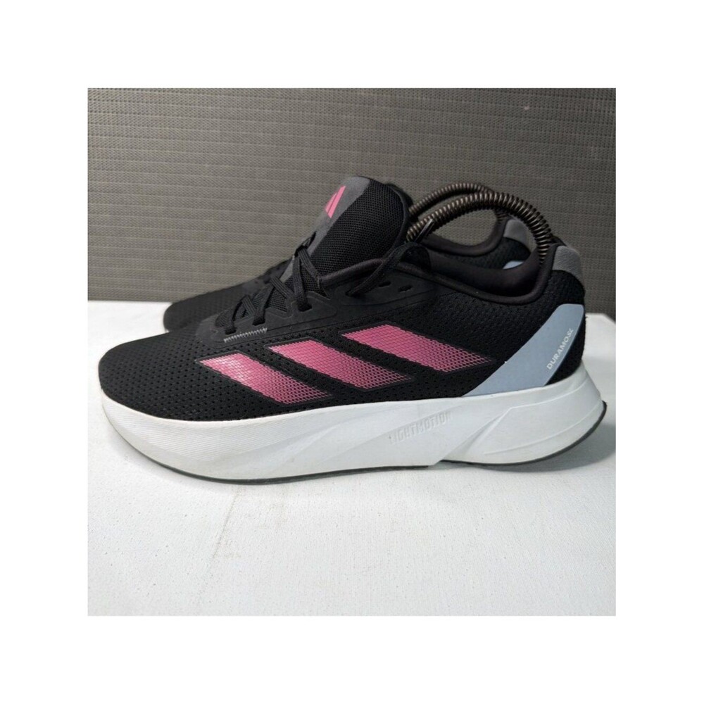 adidas Duramo SL Shoes Core Black Solar Red Grey IF7885 Men's Size 10